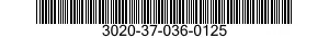 3020-37-036-0125  3020370360125 370360125