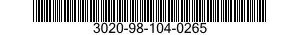 3020-98-104-0265  3020981040265 981040265