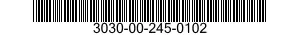 3030-00-245-0102  3030002450102 002450102