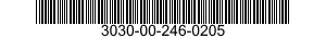 3030-00-246-0205  3030002460205 002460205