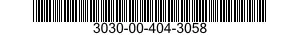 3030-00-404-3058 BELTS,V,MATCHED SET 3030004043058 004043058
