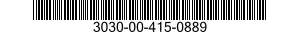 3030-00-415-0889 BELT,POSITIVE DRIVE 3030004150889 004150889