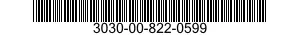 3030-00-822-0599 BELT,V 3030008220599 008220599