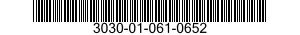 3030-01-061-0652  3030010610652 010610652