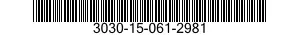 3030-15-061-2981 BELT,V 3030150612981 150612981