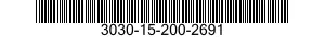 3030-15-200-2691 BELTS,V,MATCHED SET 3030152002691 152002691