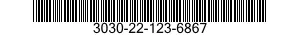 3030-22-123-6867 BELT,V 3030221236867 221236867