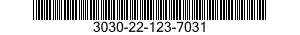 3030-22-123-7031 BELTS,V,MATCHED SET 3030221237031 221237031