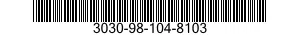 3030-98-104-8103 BELT,V 3030981048103 981048103