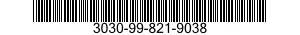 3030-99-821-9038 BELT,POSITIVE DRIVE 3030998219038 998219038
