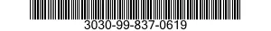 3030-99-837-0619 BELT,V 3030998370619 998370619