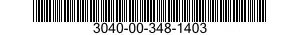 3040-00-348-1403 BELL CRANK 3040003481403 003481403