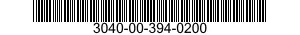 3040-00-394-0200  3040003940200 003940200