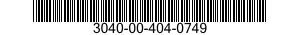3040-00-404-0749 PLATE,RETAINING,SHAFT 3040004040749 004040749