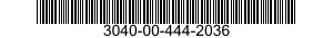 3040-00-444-2036  3040004442036 004442036