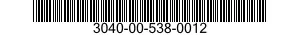 3040-00-538-0012 CONTROL ASSEMBLY,PUSH-PULL 3040005380012 005380012