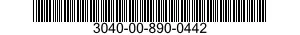3040-00-890-0442 GEARSHAFT,HELICAL 3040008900442 008900442