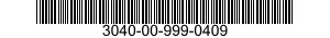 3040-00-999-0409 SHAFT ASSEMBLY,FLEXIBLE 3040009990409 009990409