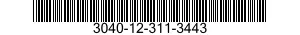 3040-12-311-3443 DISK BRAKE SHOE 3040123113443 123113443