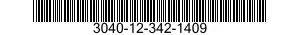 3040-12-342-1409 GEARSHAFT,WORM WHEEL 3040123421409 123421409