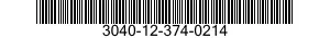 3040-12-374-0214 RING,PISTON 3040123740214 123740214