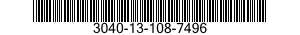 3040-13-108-7496 SHAFT,SHOULDERED: 3040131087496 131087496