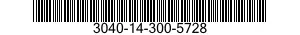 3040-14-300-5728 GEARSHAFT,SPUR 3040143005728 143005728