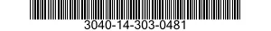 3040-14-303-0481  3040143030481 143030481