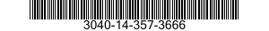 3040-14-357-3666 GEARSHAFT,WORM WHEEL 3040143573666 143573666