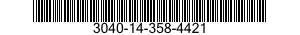 3040-14-358-4421 GEARSHAFT,HELICAL 3040143584421 143584421