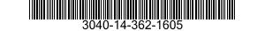 3040-14-362-1605 GEARSHAFT,SPUR 3040143621605 143621605