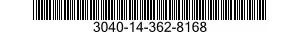 3040-14-362-8168 GEARSHAFT,SPUR 3040143628168 143628168