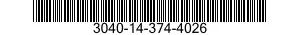3040-14-374-4026 SHAFT,SHOULDERED 3040143744026 143744026