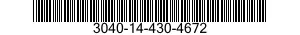 3040-14-430-4672 HUB,BODY 3040144304672 144304672