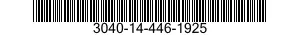 3040-14-446-1925 AXLE,SHOULDERED 3040144461925 144461925