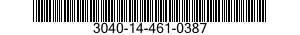 3040-14-461-0387 SHAFT,SHOULDERED 3040144610387 144610387