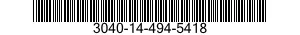 3040-14-494-5418 COLLAR,SHAFT 3040144945418 144945418