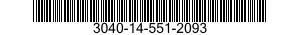 3040-14-551-2093 AXLE,SHOULDERED 3040145512093 145512093