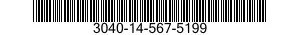 3040-14-567-5199 DISK BRAKE SHOE SET 3040145675199 145675199