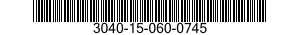 3040-15-060-0745 BELL CRANK 3040150600745 150600745