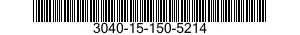 3040-15-150-5214 SHAFT,STRAIGHT 3040151505214 151505214