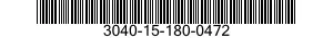3040-15-180-0472 ROD,PISTON,LINEAR ACTUATING CYLINDER 3040151800472 151800472