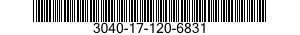 3040-17-120-6831 CONTROL ASSEMBLY,PUSH-PULL 3040171206831 171206831