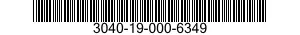 3040-19-000-6349 SHAFT,SHOULDERED 3040190006349 190006349