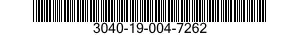3040-19-004-7262 LEVER,MANUAL CONTROL 3040190047262 190047262