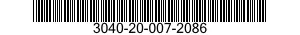 3040-20-007-2086 CYLINDER ASSEMBLY,ACTUATING,LINEAR 3040200072086 200072086