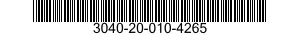 3040-20-010-4265 CYLINDER ASSEMBLY,A 3040200104265 200104265