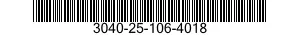 3040-25-106-4018 SHAFT,SHOULDERED 3040251064018 251064018