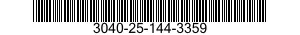 3040-25-144-3359 SHAFT,STRAIGHT 3040251443359 251443359