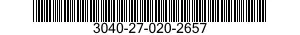 3040-27-020-2657 PIVOT SHAFT ASSEMBLY 3040270202657 270202657